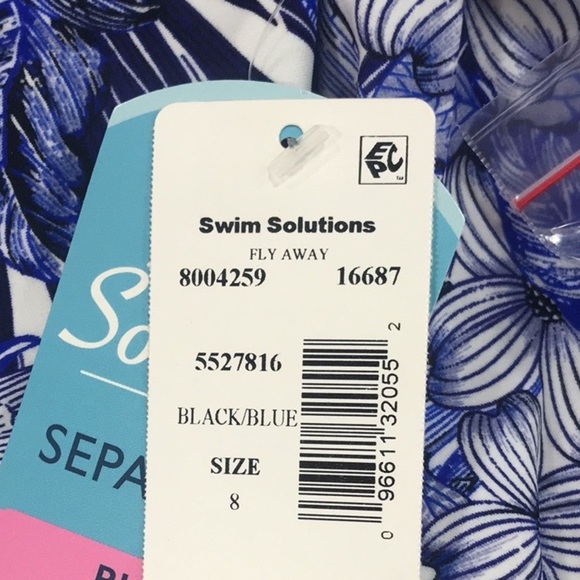 Swim Solutions Royal Affair Strapless Swim Top - Picture 9 of 9